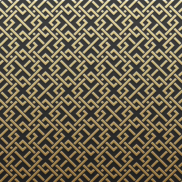 Geometrik desenli altın metalik arka plan. Zarif lüks stil.
