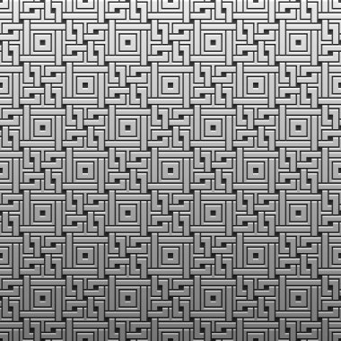 Gümüş/Platin Metalik arka plan geometrik desenli. Zarif lüks stil.