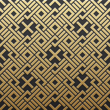 Geometrik desenli altın metalik arka plan. Zarif lüks stil.