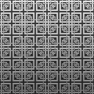 Gümüş/Platin Metalik arka plan geometrik desenli. Zarif lüks stil.