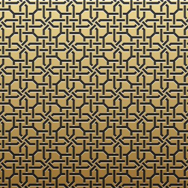 Geometrik desenli altın metalik arka plan. Zarif lüks stil.