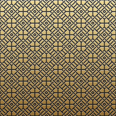 Geometrik desenli altın metalik arka plan. Zarif lüks stil.