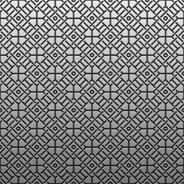 Gümüş/Platin Metalik arka plan geometrik desenli. Zarif lüks stil.