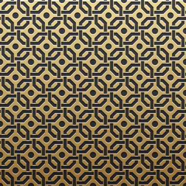 Geometrik desenli altın metalik arka plan. Zarif lüks stil.