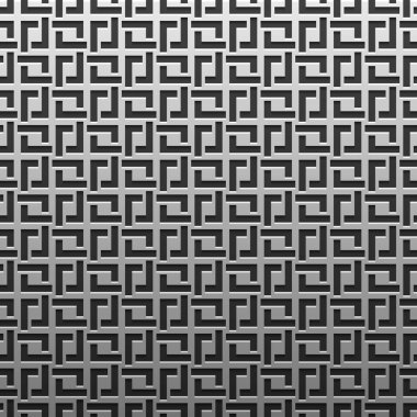 Gümüş/Platin Metalik arka plan geometrik desenli. Zarif lüks stil.