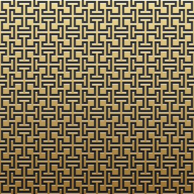 Geometrik desenli altın metalik arka plan. Zarif lüks stil.