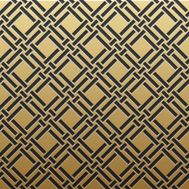 Geometrik desenli altın metalik arka plan. Zarif lüks stil.