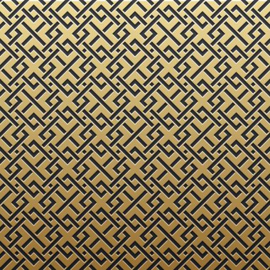 Geometrik desenli altın metalik arka plan. Zarif lüks stil.