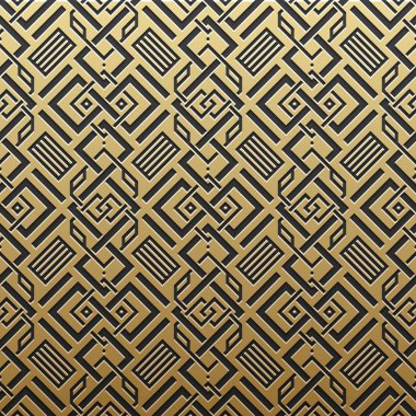 Geometrik desenli altın metalik arka plan. Zarif lüks stil.