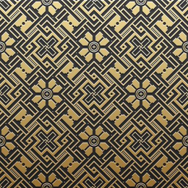 Geometrik desenli altın metalik arka plan. Zarif lüks stil.