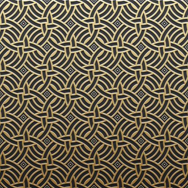 Geometrik desenli altın metalik arka plan. Zarif lüks stil.