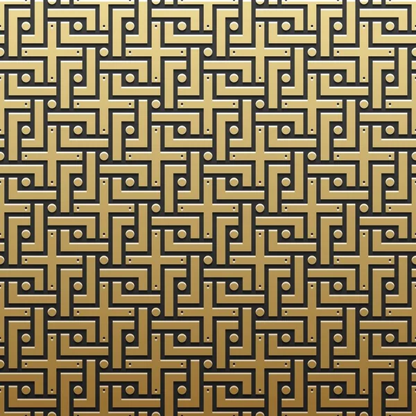 Geometrik desenli altın metalik arka plan. Zarif lüks stil.