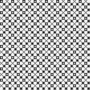 Tek renkli geometrik şekillerle basit pixelated desen. Tekstil ve iç tasarım için kullanışlıdır. Sıkı tarafsız stili.