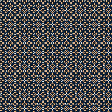 Basit geometrik şekiller ile şirin pixelated desen. Tekstil ve iç tasarım için yararlı.
