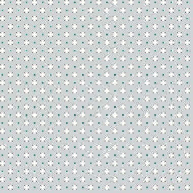 Basit geometrik şekiller ile şirin pixelated desen. Tekstil ve iç tasarım için yararlı.