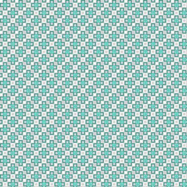 Basit geometrik şekiller ile şirin pixelated desen. Tekstil ve iç tasarım için yararlı.