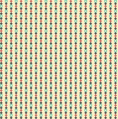 Basit geometrik şekiller ile şirin pixelated desen. Tekstil ve iç tasarım için yararlı.