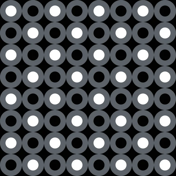 Sfondo aziendale grigio neutro con cerchi e anelli. Modello vettoriale senza soluzione di continuità . — Vettoriale Stock