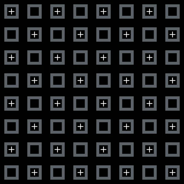 Fundo corporativo cinza neutro com quadrados simples. Padrão vetorial sem costura . —  Vetores de Stock