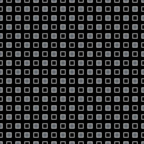 Fondo corporativo gris neutro con cuadrados simples. Patrón de vector inconsútil . — Archivo Imágenes Vectoriales