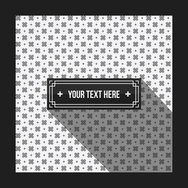 Текстовый фон с пиксельным монохромным рисунком. Полезно для корпоративных презентаций, рекламы и веб-дизайна. Нейтральный стиль — стоковый вектор