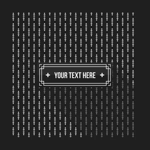 Tekstachtergrond met korrelig zwart-wit patroon. Nuttig voor bedrijfspresentaties, reclame en webdesign. Neutrale stijl — Stockvector