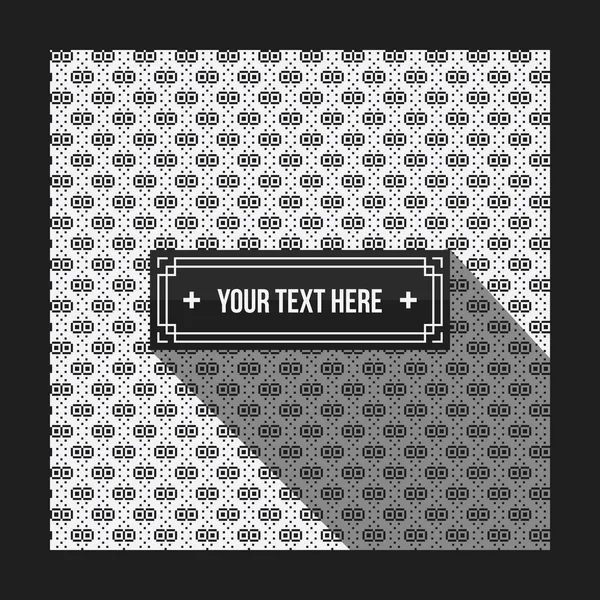 Φόντο κειμένου με μονόχρωμη pixelated πρότυπο. Χρήσιμο για εταιρικών παρουσιάσεων, διαφημιστικών και web design. Ουδέτερο ύφος — Διανυσματικό Αρχείο