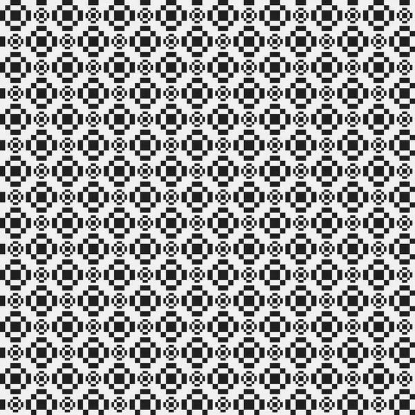 Eenvoudige korrelig patroon met monochroom geometrische vormen. Handig voor de textiel- en interieur design. Strikt neutraal stijl. — Stockvector