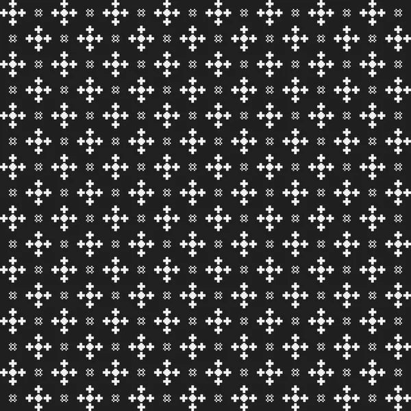 Eenvoudige korrelig patroon met monochroom geometrische vormen. Handig voor de textiel- en interieur design. Strikt neutraal stijl. — Stockvector