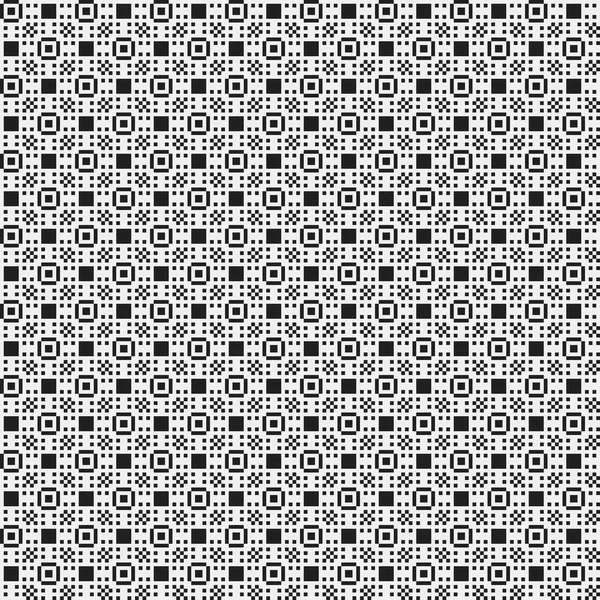 Wzór prosty pixelated monochromatyczne kształty geometryczne. Przydatne dla wyrobów włókienniczych oraz projektowanie wnętrz. Ścisłym stylu neutralne. — Wektor stockowy