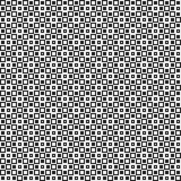 Simple pixelated pattern with monochrome geometric shapes. Useful for textile and interior design. Strict neutral style. — Stock Vector