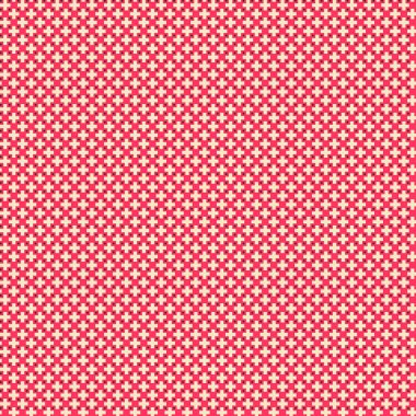 Basit geometrik şekiller ile şirin pixelated desen. Tekstil ve iç tasarım için yararlı.