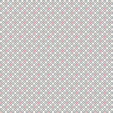 Basit geometrik şekiller ile şirin pixelated desen. Tekstil ve iç tasarım için yararlı.