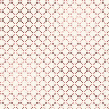 Basit geometrik şekiller ile şirin pixelated desen. Tekstil ve iç tasarım için yararlı.