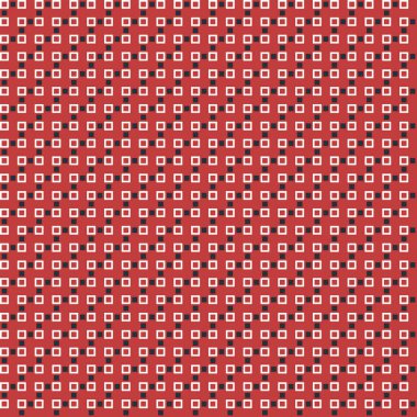 Basit geometrik şekiller ile şirin pixelated desen. Tekstil ve iç tasarım için yararlı.