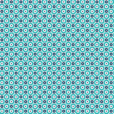 Basit geometrik şekiller ile şirin pixelated desen. Tekstil ve iç tasarım için yararlı.