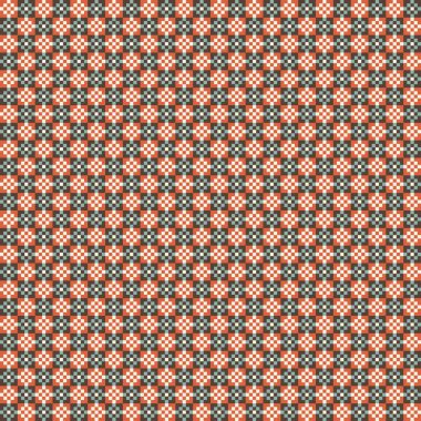 Basit geometrik şekiller ile şirin pixelated desen. Tekstil ve iç tasarım için yararlı.