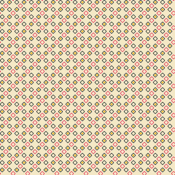 Basit geometrik şekiller ile şirin pixelated desen. Tekstil ve iç tasarım için yararlı.