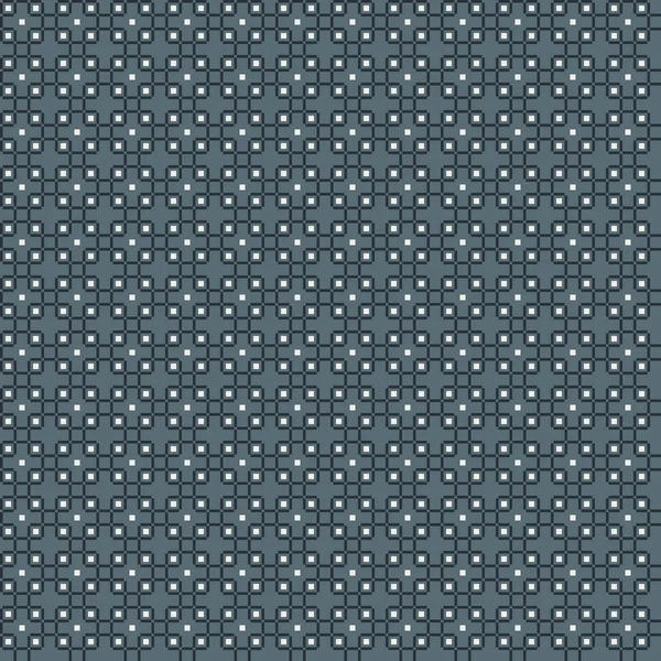 Mignon motif pixellisé avec des formes géométriques simples. Utile pour le textile et le design d'intérieur . — Image vectorielle