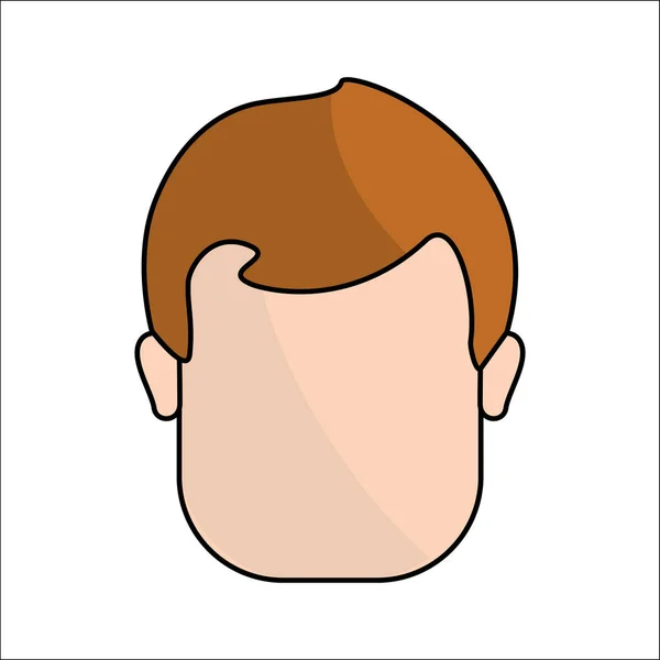 Pessoas, avatar cara homens ícone — Vetor de Stock