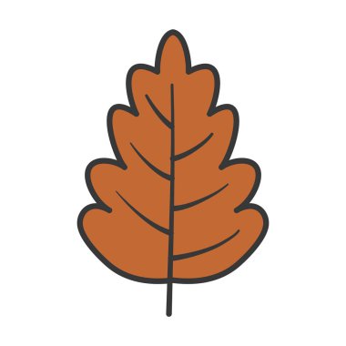 Beyaz arkaplanda sonbahar yaprağı yeşilliği