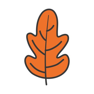 Beyaz arkaplanda sonbahar yaprağı yeşilliği