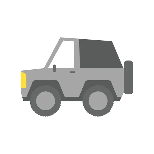 Isolated car icon flat design — Stock Vector