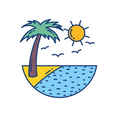 Plaj Palmiye Denizi Tropik Seyahat Tatili