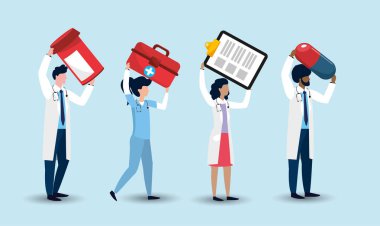 set professional doctors to world health day