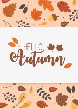 Merhaba sonbahar bayrak sezonu tasarımı