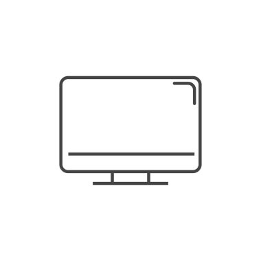 computer device technology icon line design
