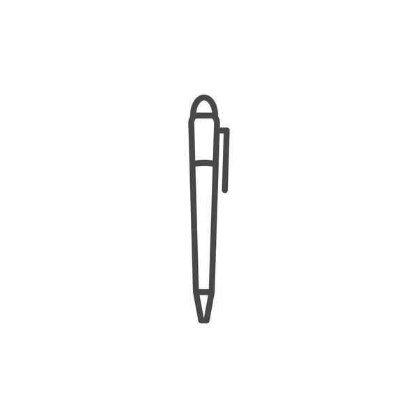 Design vettoriale dello strumento penna isolato — Vettoriale Stock