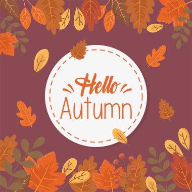 Merhaba sonbahar bayrak sezonu tasarımı