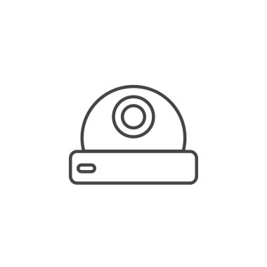 webcam aygıtı teknoloji simgesi çizgi tasarımı